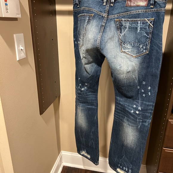 Cult of Individuality Blue Slim Jeans Distressed - Picture 7 of 8